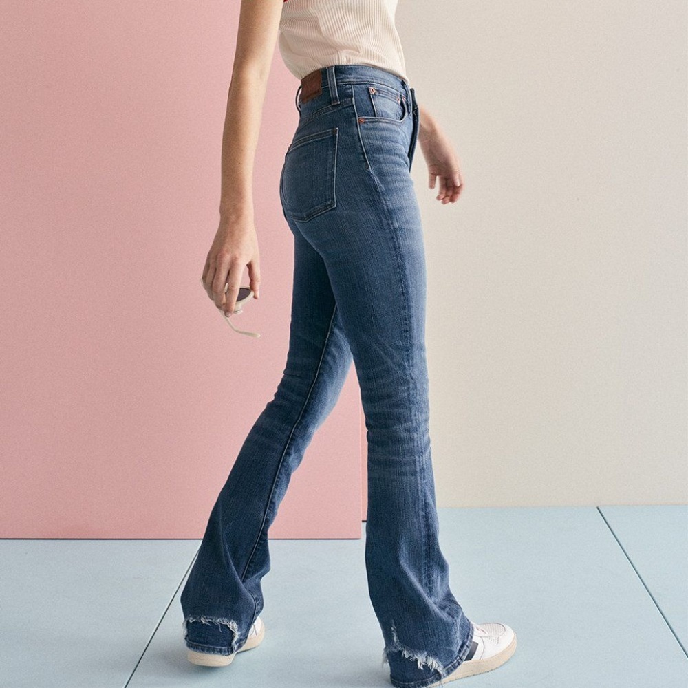NWT rivet & thread skinny flare jeans